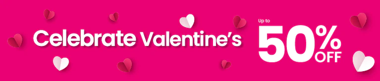 Valentine's Day up to 50% OFF